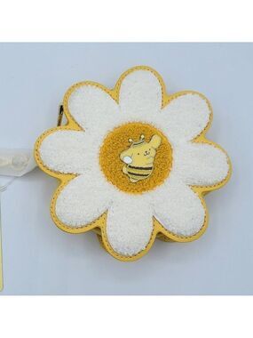 Pompompurin Honey Bee Flower Coin Purse NEW #1839
